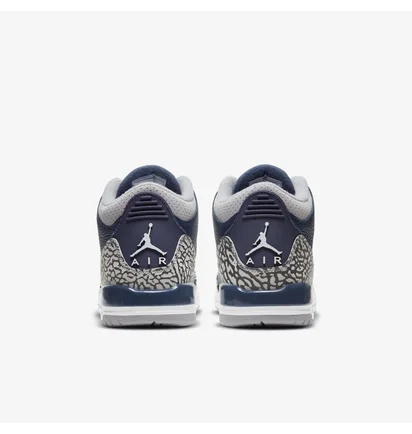 Кроссовки детские Air Jordan 3 Retro Georgetown Blue 398614-401