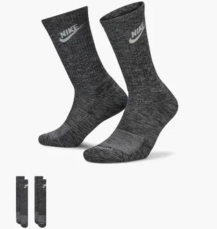 Носки унисекс Nike Everyday Cush Grey (2 пары) DH3778-010