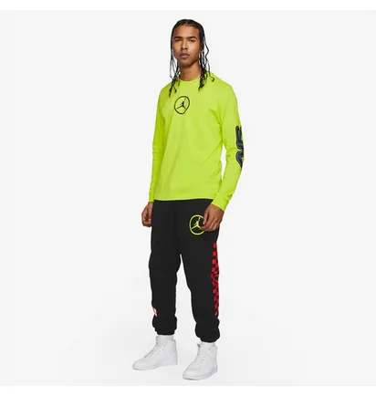 Лонгслив мужской Air Jordan Sport Dna Longsleeve T-Shirt Green Cv3000-389