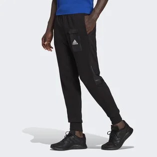 Штаны мужские Adidas Essentials Brandlove French Terry Pants Black HE1776