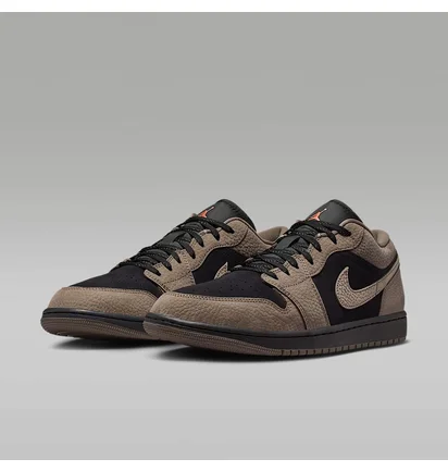 Кроссовки мужские Air Jordan 1 Low Beige/Black IB7109-005