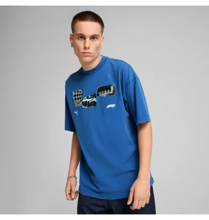 Футболка чоловіча Puma F1 Car Graphic Tee Blue 630136-05