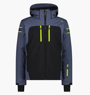 Куртка женская CMP Zip Hood Softshell Blue/Black 34W4647-U911