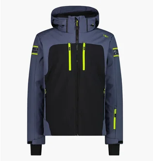 Куртка женская CMP Zip Hood Softshell Blue/Black 34W4647-U911
