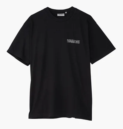 Футболка чоловіча Carhartt WIP Stamp Black I033670.0D206