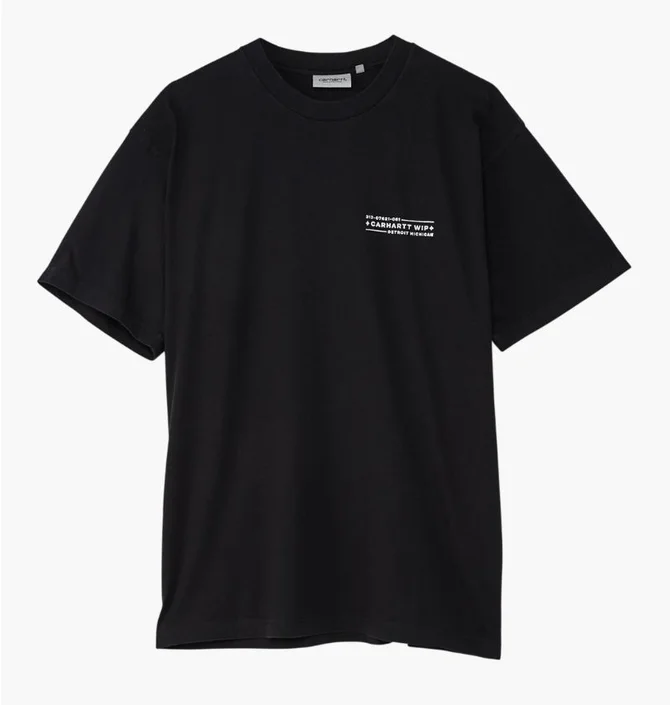 Футболка чоловіча Carhartt WIP Stamp Black I033670.0D206