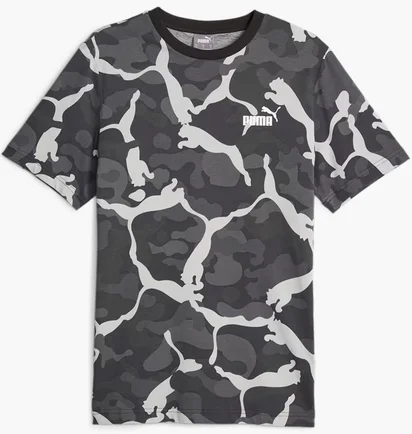 Футболка мужская Puma Ess+ Camo Aop Tee Grey 675943-01