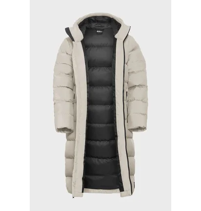 Пуховик жіночий Jack Wolfskin Frozen Palace Beige 1204133A-0056