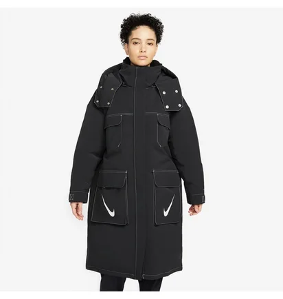 Парка жіноча Nike Sportswear Storm-Fit Swoosh Hooded Parka Black DJ1979-010