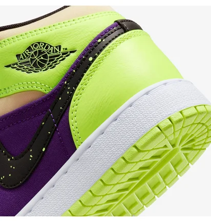 Кросівки дитячі Air Jordan 1 Mid Volt/Vivid Multi FD8795-700