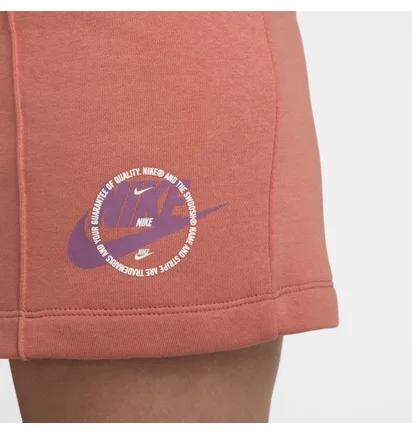 Шорти жіночі Nike Sportswear Fleece Shorts Peach Dx5677-827