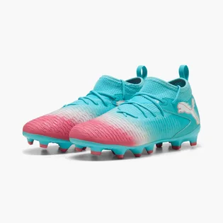 Бутсы детские Puma Future 8 Match Re-Charge Fg/Ag Jr Turquoise/Pink 108762-01