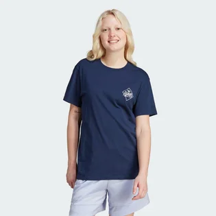 Футболка жіноча Adidas Watermark Graphic Tee Blue IU2488