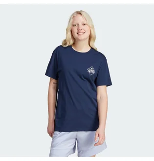 Футболка жіноча Adidas Watermark Graphic Tee Blue IU2488