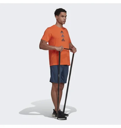 Футболка чоловіча Adidas Designed To Move Logo Tee Orange Hm4802