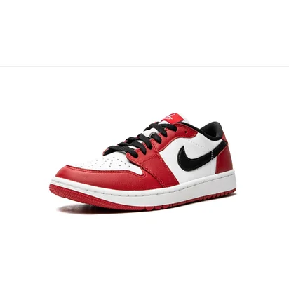 Кросівки чоловічі Air Jordan 1 Low Golf White/Red DD9315-600