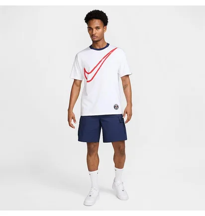Футболка чоловіча Nike Psg Oversized Swoosh Tee White HQ0770-100