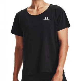 Футболка жіноча Under Armour Rush Energy Core Short Sleeve Training Top Black 1365683-001
