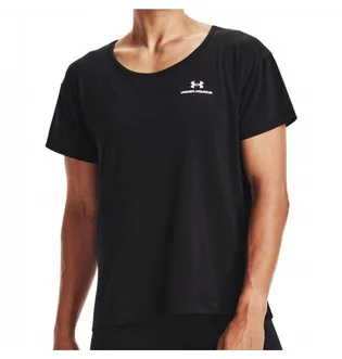 Футболка женская Under Armour Rush Energy Core Short Sleeve Training Top Black 1365683-001