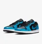Кросівки чоловічі Air Jordan 1 Low Black/Blue 553558-410