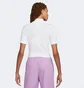 Футболка женская Nike Nsw Essntl Rib Mock Ss Top White DV7958-100
