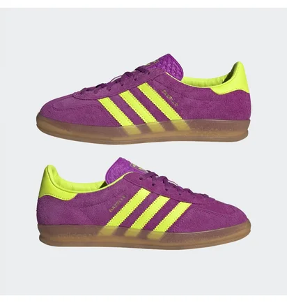 Кроссовки женские Adidas Gazelle Indoor Shoes Violet HQ8715