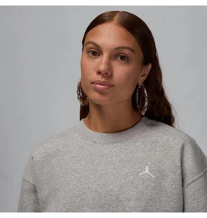 Свитшот женский Air Jordan Brooklyn Fleece Sweatshirt Grey FV7074-063