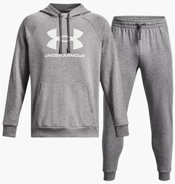 Спортивный костюм мужской Under Armour Rival Fleece Grey 1379758-025__1379774-025