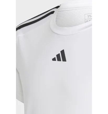 Футболка детская Adidas Train Essentials Aeroready 3-Stripes Slim-Fit Training White HR5774