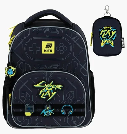 Рюкзак детский Kite Cyber Black SET_K25-556M-2