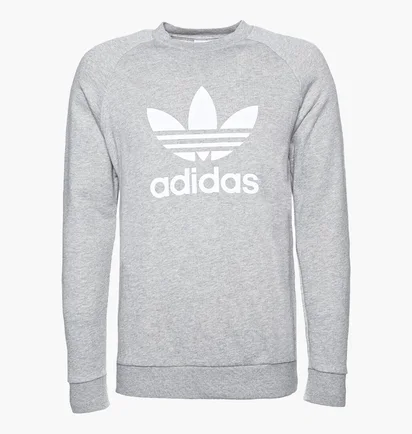 Свитшот мужской Adidas Adicolor Classics Trefoil Crewneck Grey H06650