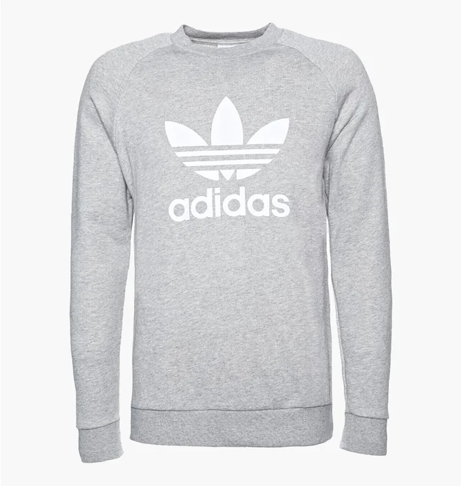 Свитшот мужской Adidas Adicolor Classics Trefoil Crewneck Grey H06650