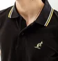 Поло мужское AUSTRALIAN 2-Stripe Pique Polo S-Fit Black LSUPO0004-003A