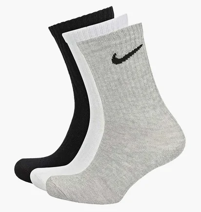 Носки унисекс Nike Everyday Twt Crew (3 пары, неутепленные) Sx7676-901