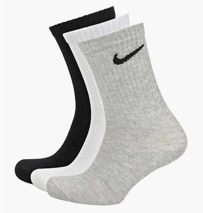 Носки унисекс Nike Everyday Twt Crew (3 пары, неутепленные) Sx7676-901