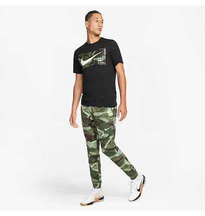 Спортивный костюм мужской Nike Dri-Fit Fleece Black/Green DQ4790-220__FB7081-220