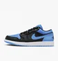 Кросівки чоловічі Air Jordan 1 Low Shoes Black/Blue 553558-041
