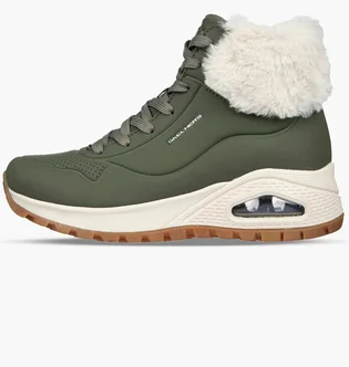Ботинки женские Skechers Uno Rugged - Fall Air Olive 167274-OLV