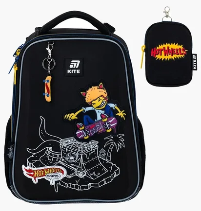 Рюкзак детский Kite Hot Wheels Black HW25-531M