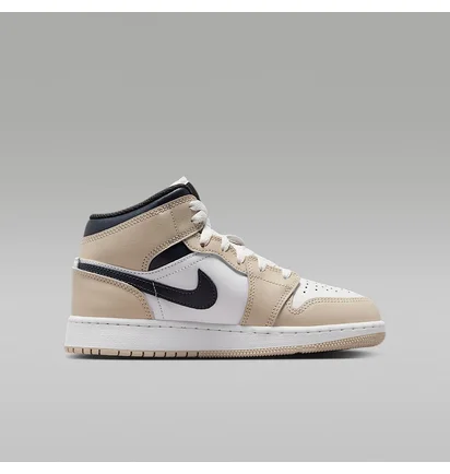 Кросівки дитячі Air Jordan 1 Mid Beige/White DQ8423-153