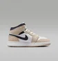 Кросівки дитячі Air Jordan 1 Mid Beige/White DQ8423-153