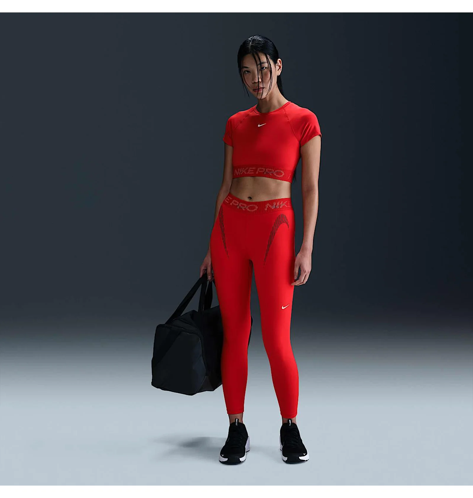 ᐉ Леггинсы женские Nike Pro Dri-Fit Mid-Rise 7/8 Tight Grx Red