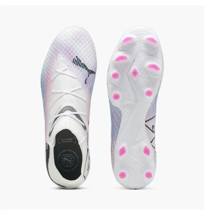 Бутсы унисекс Puma Future 7 Pro+ Fg/Ag White 107705-01