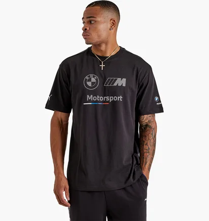 Футболка мужская Puma Bmw Motorsport Logo Tee Black 629224-01