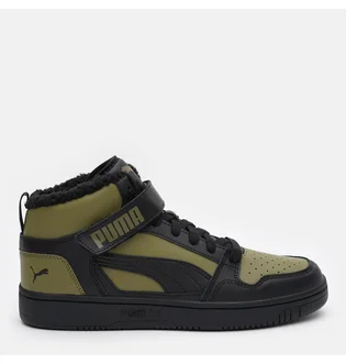 Черевики чоловічі Puma Rebound Mid Strap Wtr Black/Green 38637602