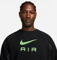 Свитшот мужской Nike M Nsw Air Ft Crew Black DQ4205-011