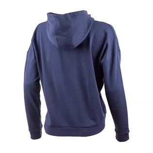 Худи женское Jeep Hooded Cropped Sweatshirt Striped Print Blue O102609-A184