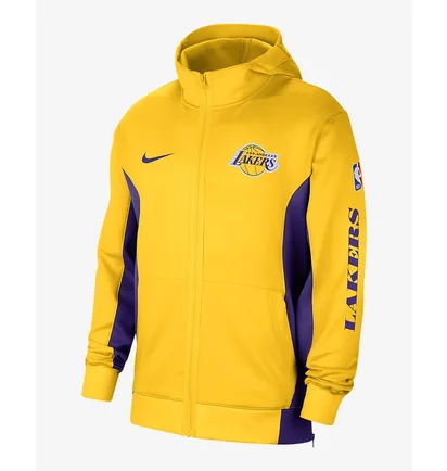 Толстовка мужская Nike Los Angeles Lakers Showtime Dri-Fit Nba Yellow DX9420-728