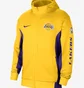 Толстовка мужская Nike Los Angeles Lakers Showtime Dri-Fit Nba Yellow DX9420-728