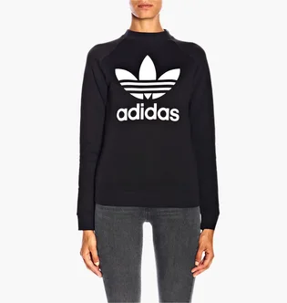 Світшот жіночий Adidas Originals Trefoil Black DV2612